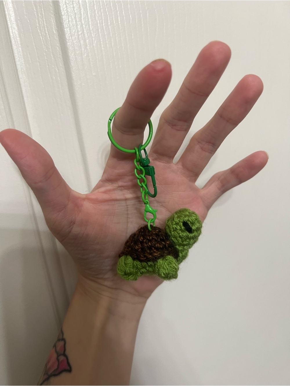Mini Crocheted Turtle Keychain 🐢 - Picture 9 of 9